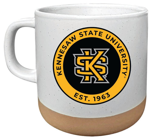 Kennesaw State University 14oz Mug with Clay Bottom Officially Licensed Collegiate Product Single