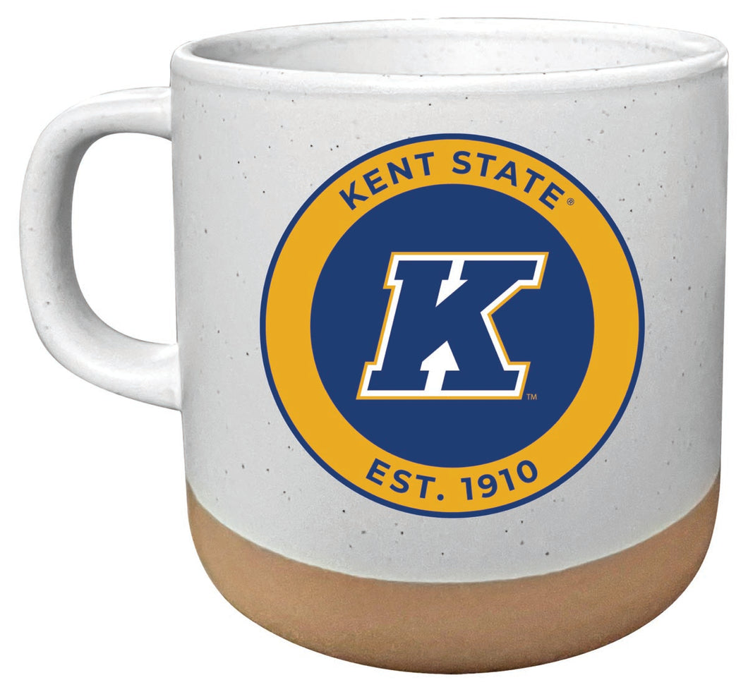 Kent State University 14 oz Mug with Clay Bottom Officially Licensed