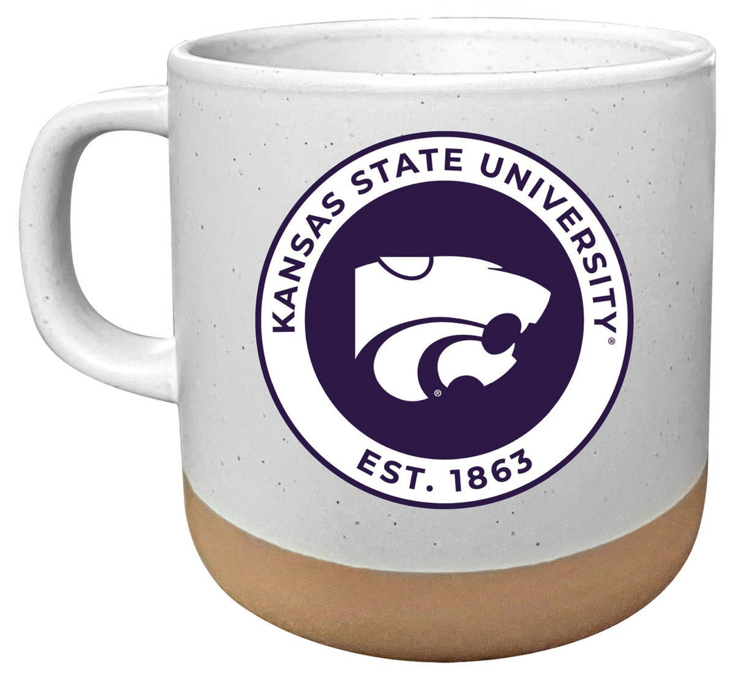 Kansas State Wildcats 14 oz Mug with Clay Bottom Officially Licensed