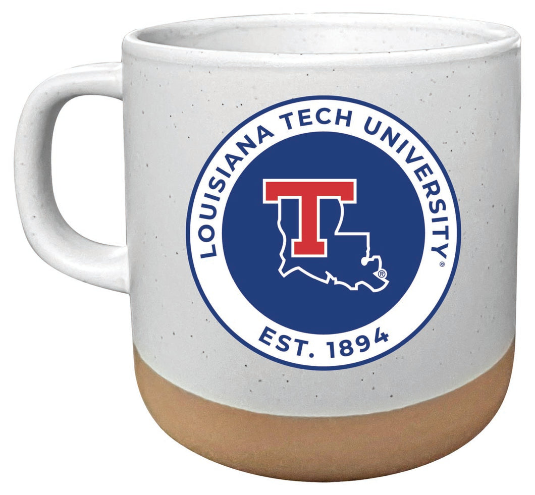 Louisiana Tech Bulldogs 14 oz Mug with Clay Bottom Officially Licensed