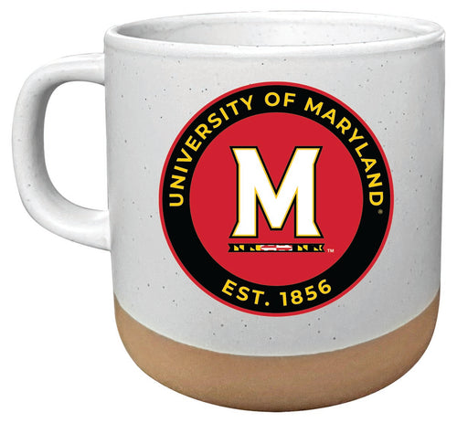 Maryland Terrapins 14 oz Mug with Clay Bottom Officially Licensed