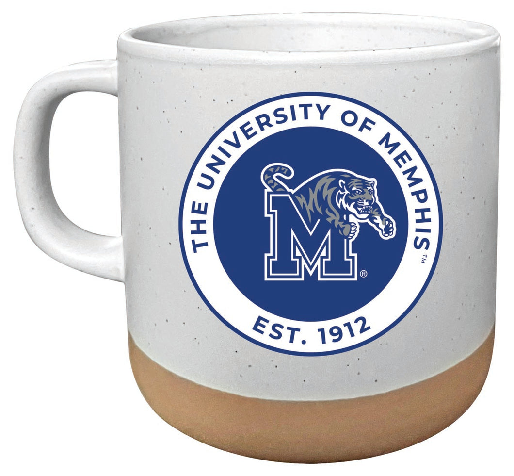 Memphis Tigers 14 oz Mug with Clay Bottom Officially Licensed