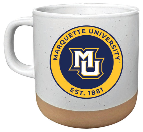 Marquette Golden Eagles 14oz Mug with Clay Bottom Officially Licensed Collegiate Product 4-Pack