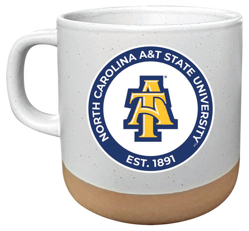 North Carolina A&T State Aggies 14 oz Mug with Clay Bottom Officially Licensed