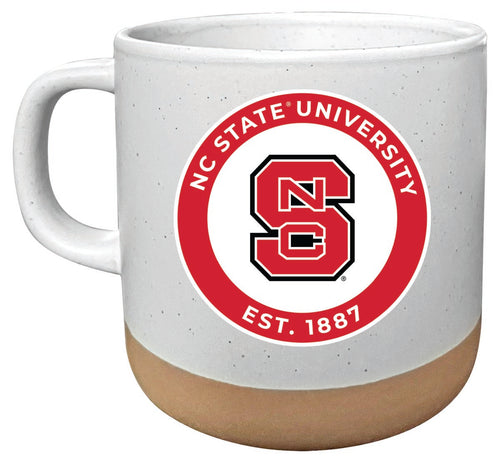 NC State Wolfpack 14 oz Mug with Clay Bottom Officially Licensed