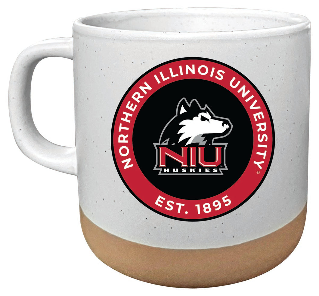 Northern Illinois Huskies 14 oz Mug with Clay Bottom Officially Licensed