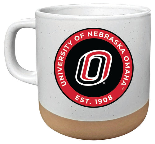 Nebraska at Omaha 14 oz Mug with Clay Bottom Officially Licensed