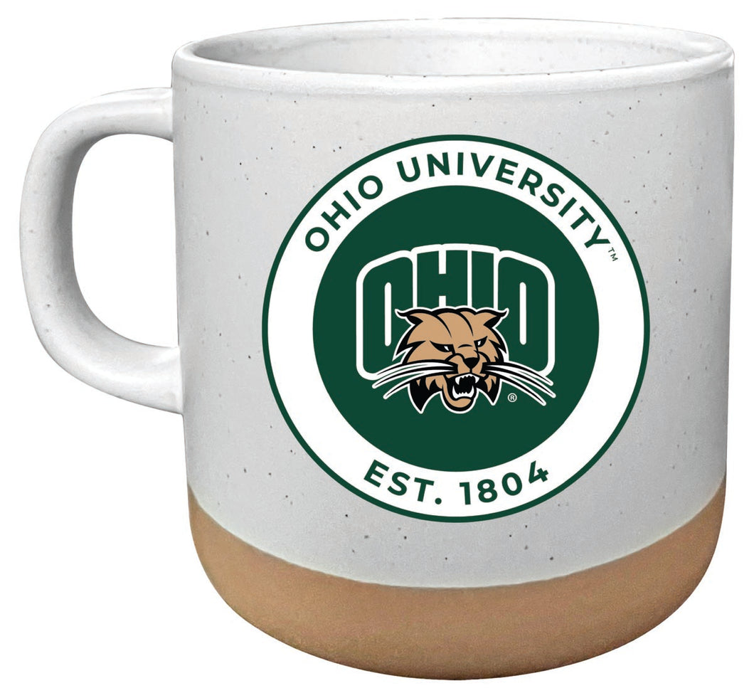 Ohio University 14 oz Mug with Clay Bottom Officially Licensed