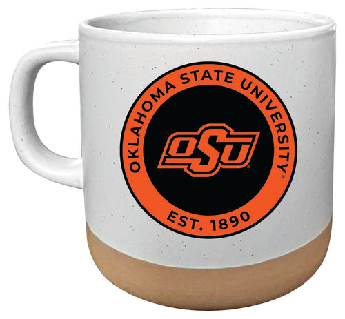 Oklahoma State Cowboys 14 oz Mug with Clay Bottom Officially Licensed