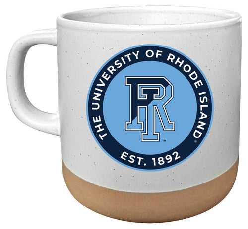 Rhode Island University 14 oz Mug with Clay Bottom Officially Licensed