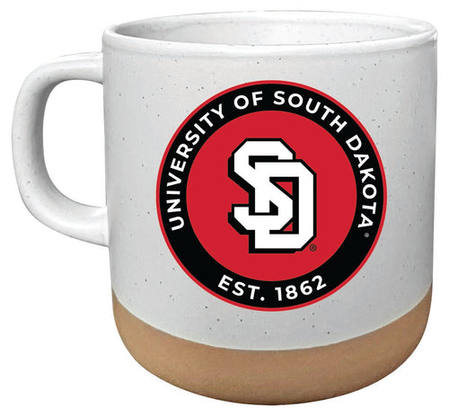 South Dakota Coyotes 14 oz Mug with Clay Bottom Officially Licensed