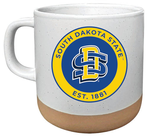 South Dakota State Jackrabbits 14 oz Mug with Clay Bottom Officially Licensed