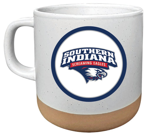 University of Southern Indiana 14 oz Mug with Clay Bottom Officially Licensed