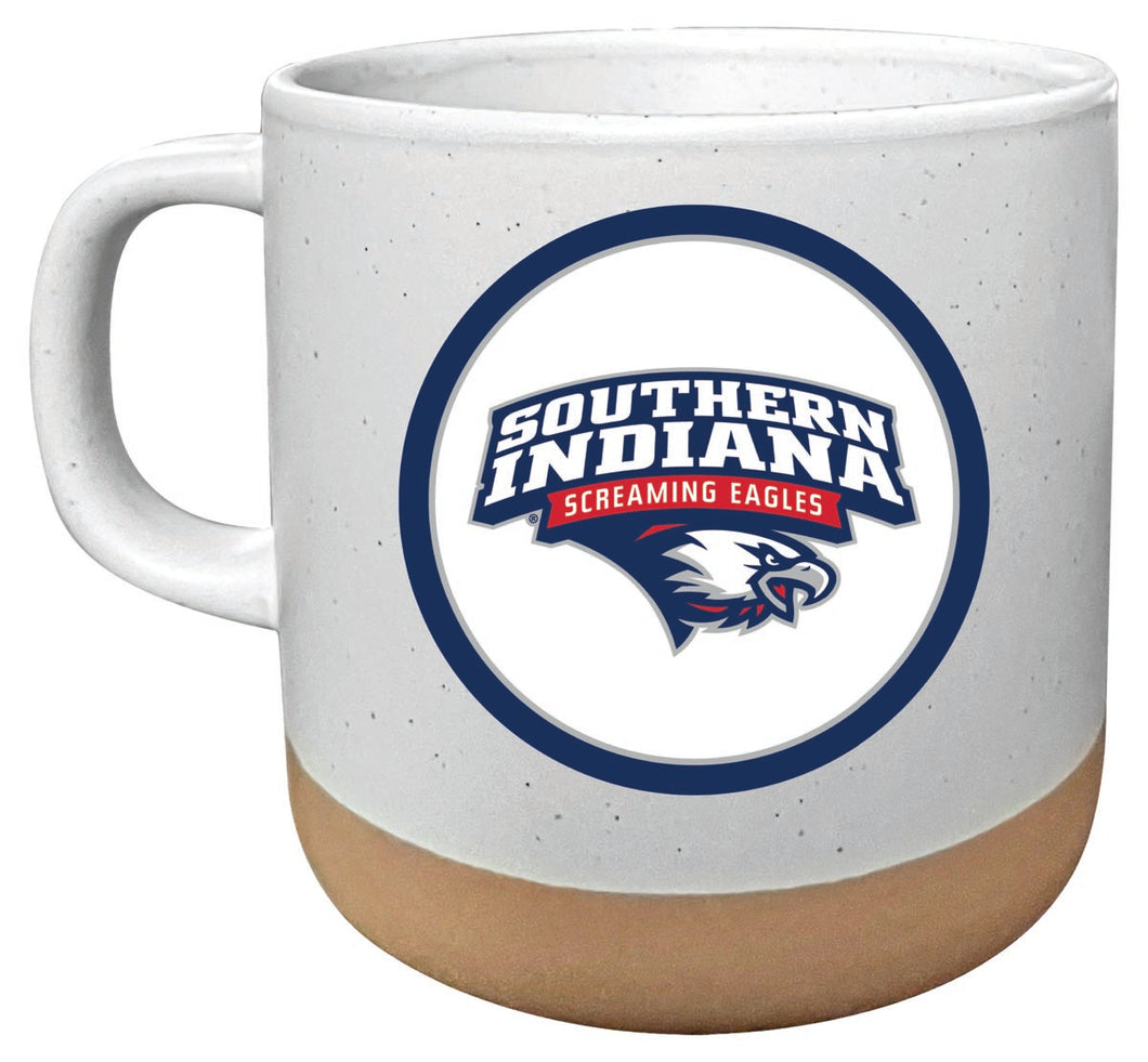 University of Southern Indiana 14oz Mug with Clay Bottom Officially Licensed Collegiate Product 4-Pack