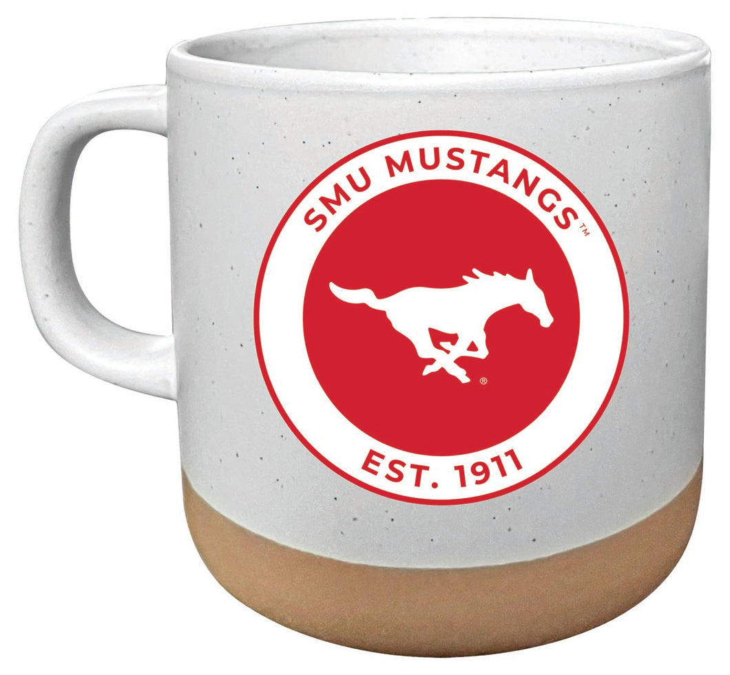 Southern Methodist University 14 oz Mug with Clay Bottom Officially Licensed