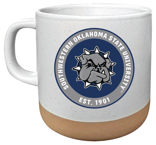 Southwestern Oklahoma State University 14 oz Mug with Clay Bottom Officially Licensed