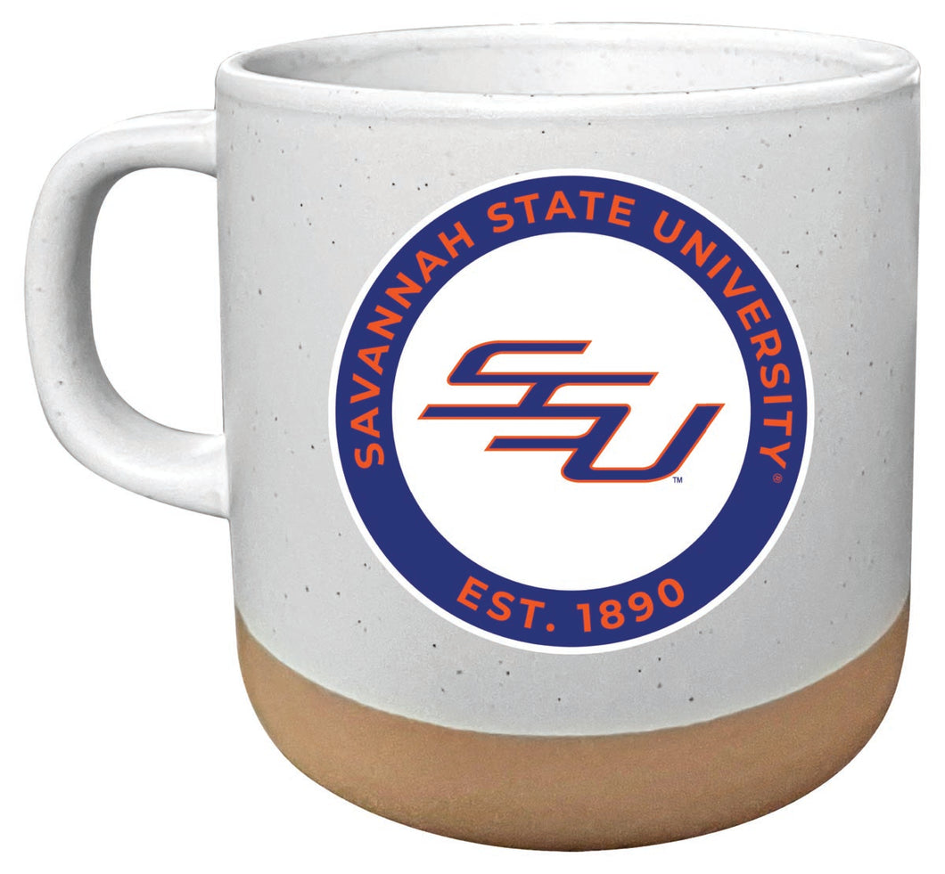 Savannah State University 14 oz Mug with Clay Bottom Officially Licensed