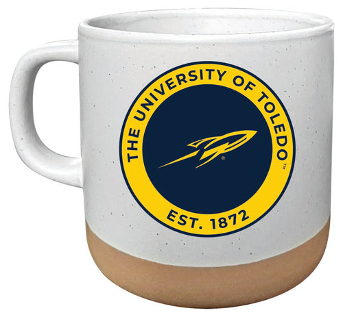 Toledo Rockets 14 oz Mug with Clay Bottom Officially Licensed