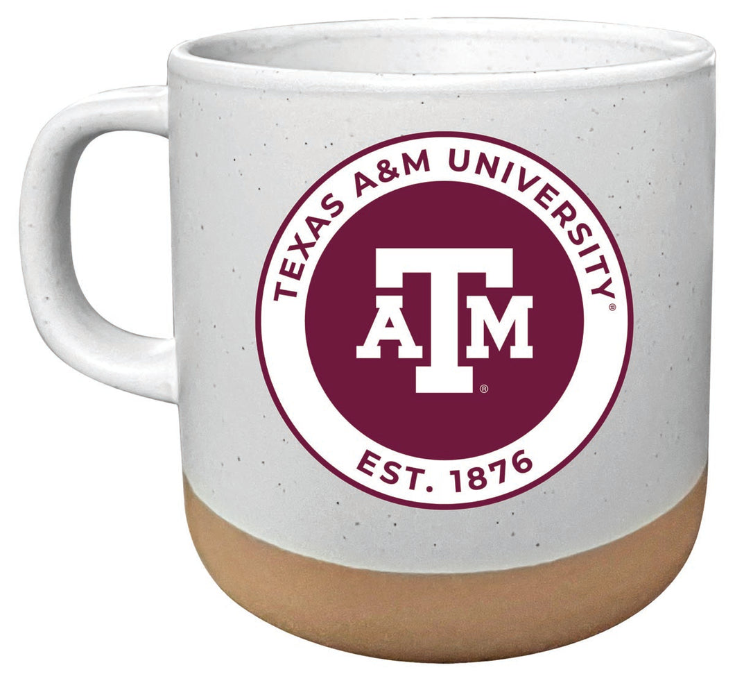 Texas A&M Aggies 14oz Mug with Clay Bottom Officially Licensed Collegiate Product Single