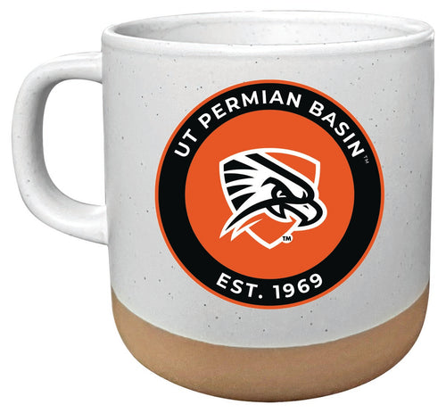 University of Texas of the Permian Basin 14 oz Mug with Clay Bottom Officially Licensed