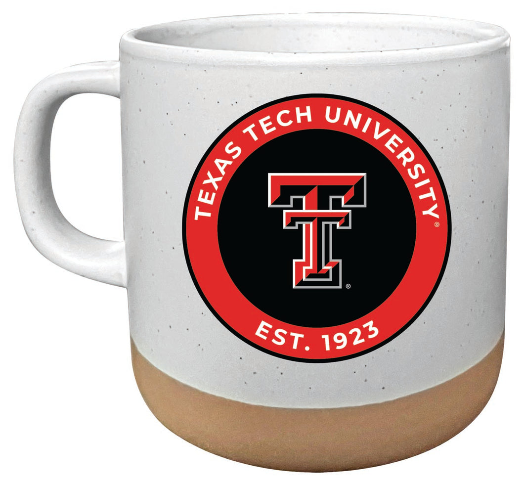 Texas Tech Red Raiders 14 oz Mug with Clay Bottom Officially Licensed