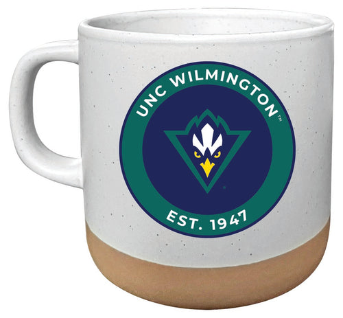 North Carolina Wilmington Seahawks 14 oz Mug with Clay Bottom Officially Licensed