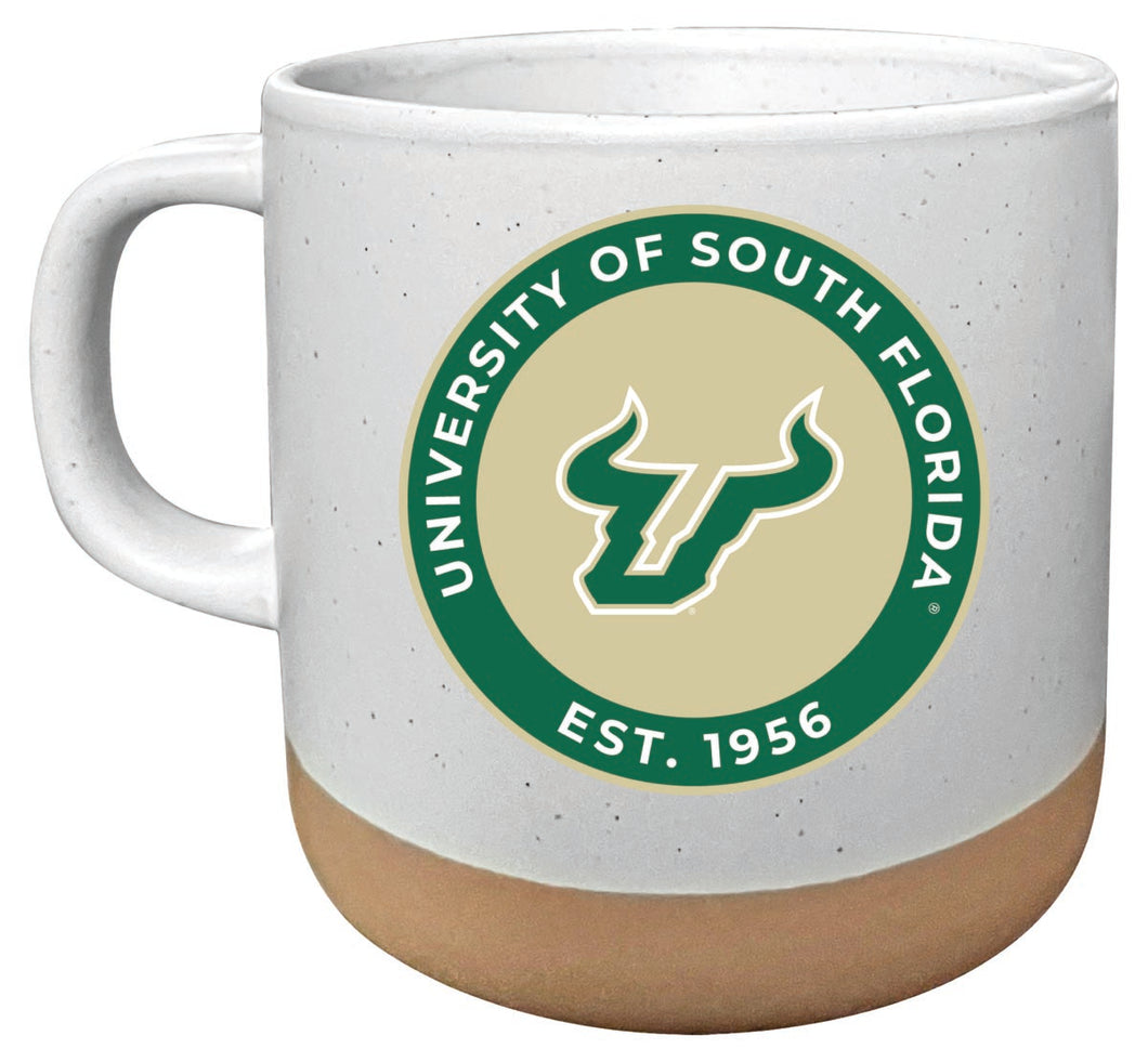 South Florida Bulls 14 oz Mug with Clay Bottom Officially Licensed