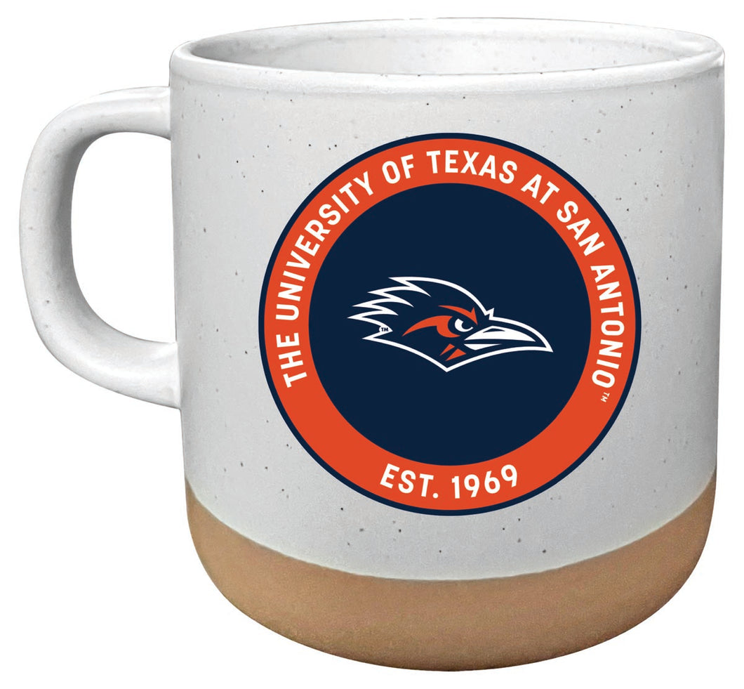 UTSA Road Runners 14oz Mug with Clay Bottom Officially Licensed Collegiate Product 2-Pack