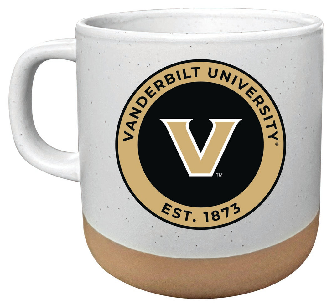 Vanderbilt University 14 oz Mug with Clay Bottom Officially Licensed