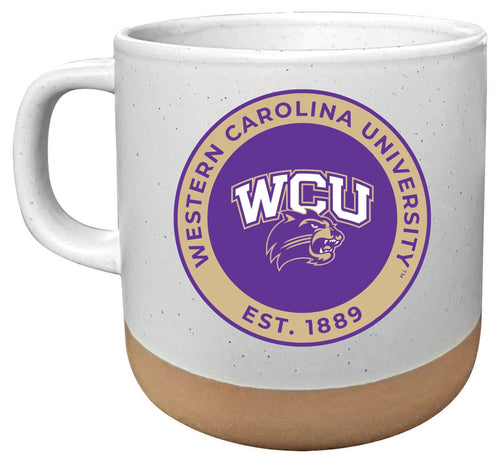 Western Carolina University 14 oz Mug with Clay Bottom Officially Licensed