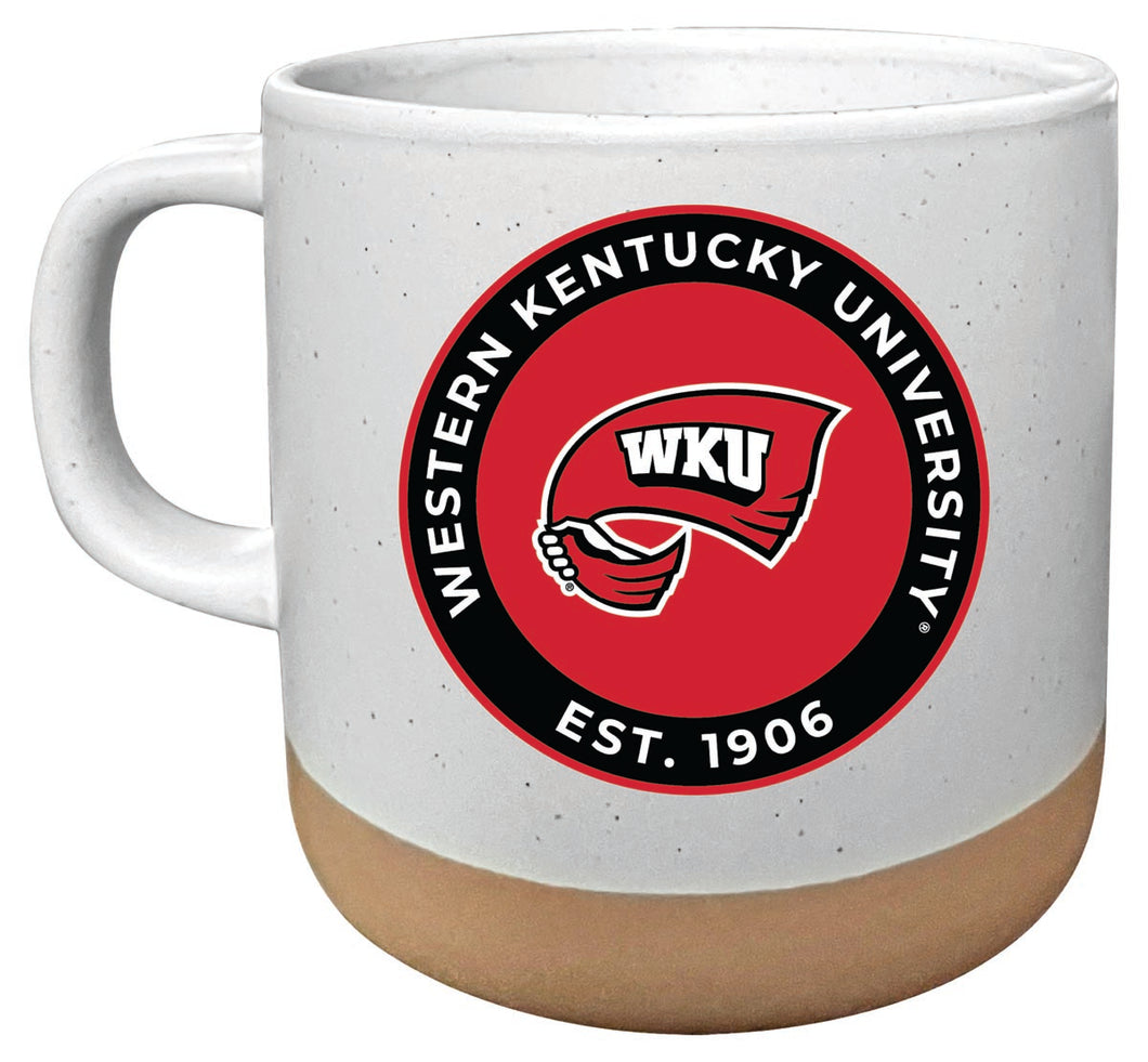 Western Kentucky Hilltoppers 14 oz Mug with Clay Bottom Officially Licensed