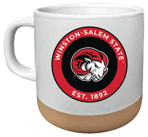 Winston-Salem State 14 oz Mug with Clay Bottom Officially Licensed