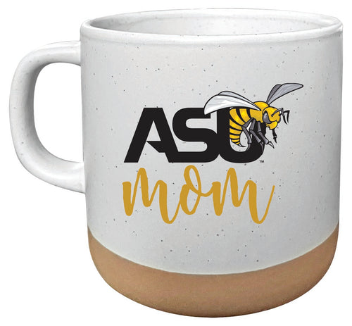 Alabama State University 14 oz Mug with Clay Bottom Mom Design Officially Licensed