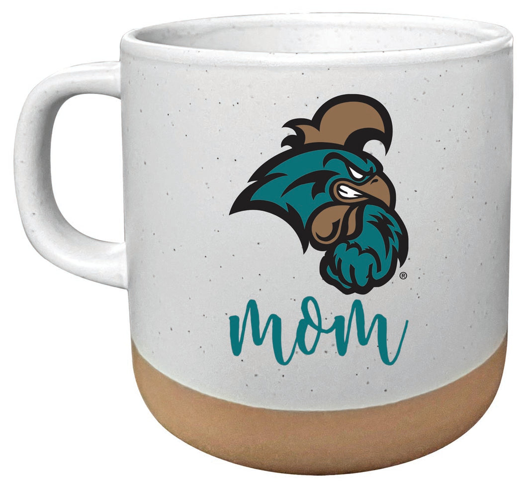 Coastal Carolina University 14 oz Mug with Clay Bottom Mom Design Officially Licensed