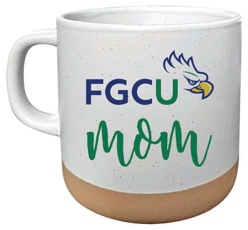 Florida Gulf Coast Eagles 14 oz Mug with Clay Bottom Mom Design Officially Licensed