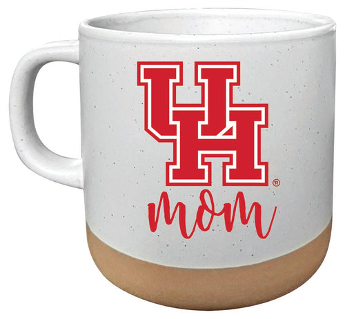 University of Houston 14 oz Mug with Clay Bottom Mom Design Officially Licensed