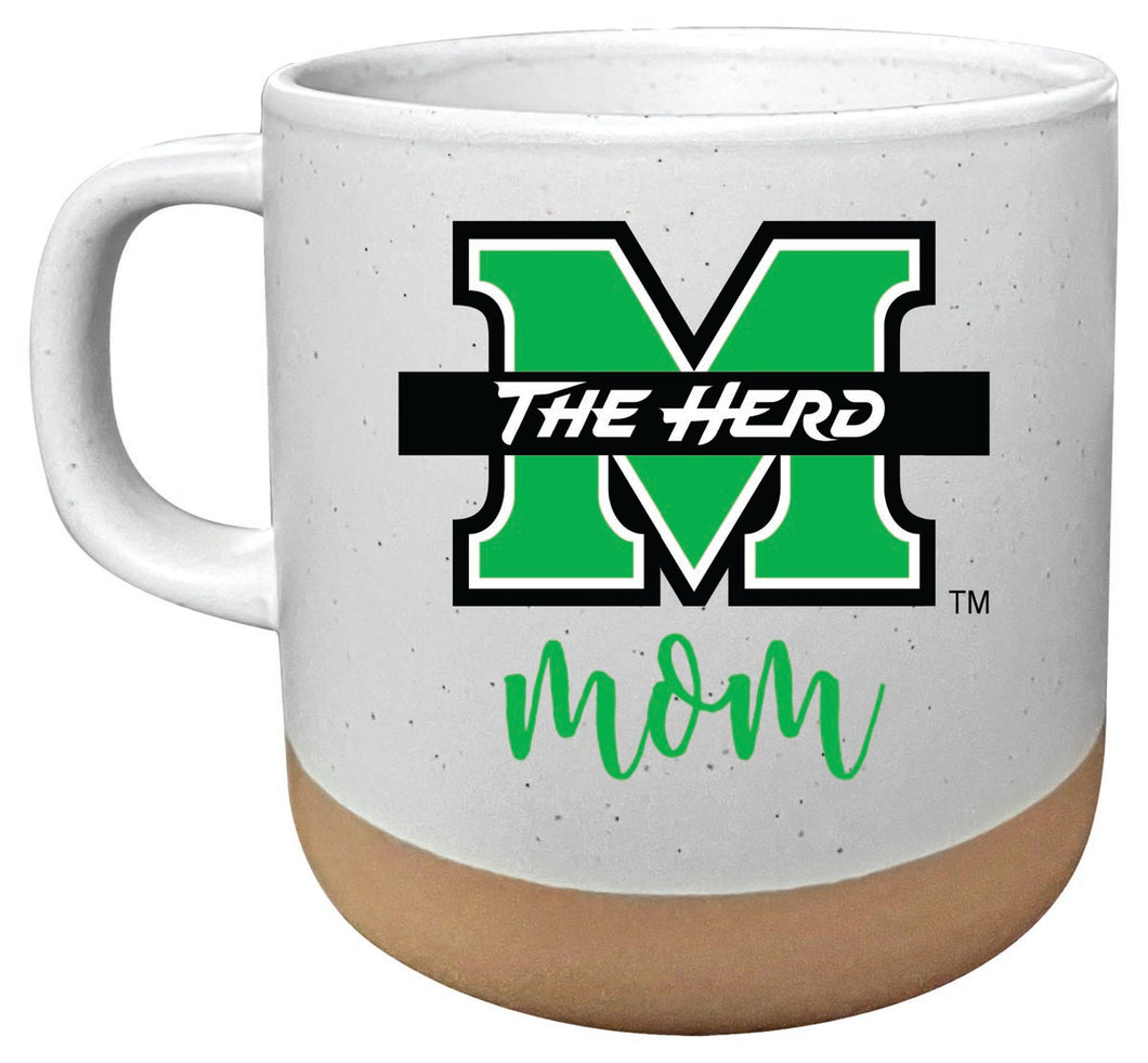 Marshall Thundering Herd 14 oz Mug with Clay Bottom Mom Design Officially Licensed