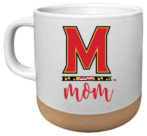 Maryland Terrapins 14 oz Mug with Clay Bottom Mom Design Officially Licensed