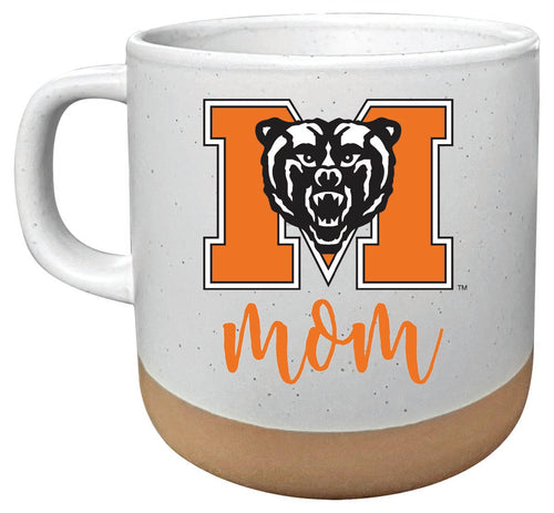 Mercer University 14 oz Mug with Clay Bottom Mom Design Officially Licensed