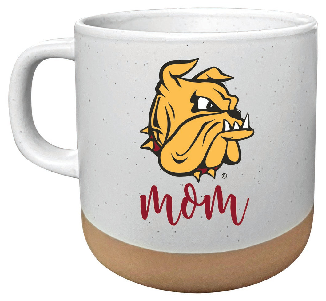 Minnesota Duluth Bulldogs 14 oz Mug with Clay Bottom Mom Design Officially Licensed