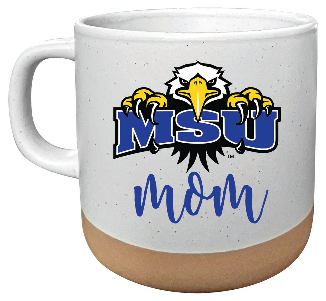 Morehead State University 14 oz Mug with Clay Bottom Mom Design Officially Licensed