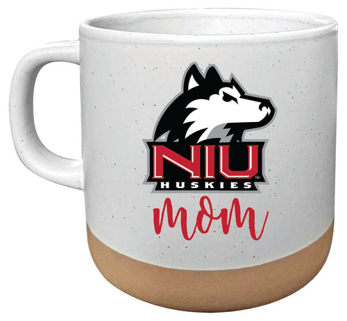 Northern Illinois Huskies 14 oz Mug with Clay Bottom Mom Design Officially Licensed