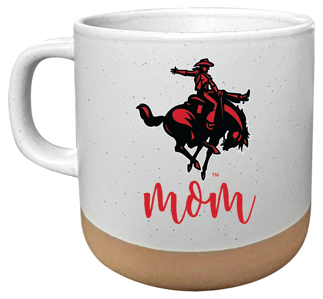 Northwestern Oklahoma State University 14 oz Mug with Clay Bottom Mom Design Officially Licensed