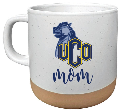 University of Central Oklahoma Bronchos 14 oz Mug with Clay Bottom Mom Design Officially Licensed