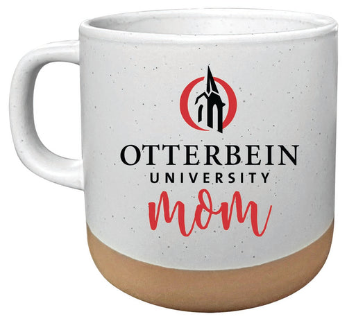 Otterbein University 14 oz Mug with Clay Bottom Mom Design Officially Licensed