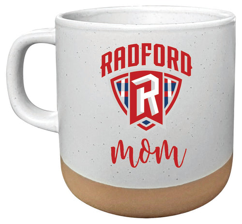 Radford University Highlanders 14 oz Mug with Clay Bottom Mom Design Officially Licensed