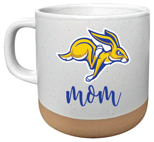 South Dakota State Jackrabbits 14 oz Mug with Clay Bottom Mom Design Officially Licensed