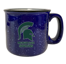 Load image into Gallery viewer, Michigan State Spartans Pride - 16 oz Speckled Ceramic Camper Mug- Choose Your Color
