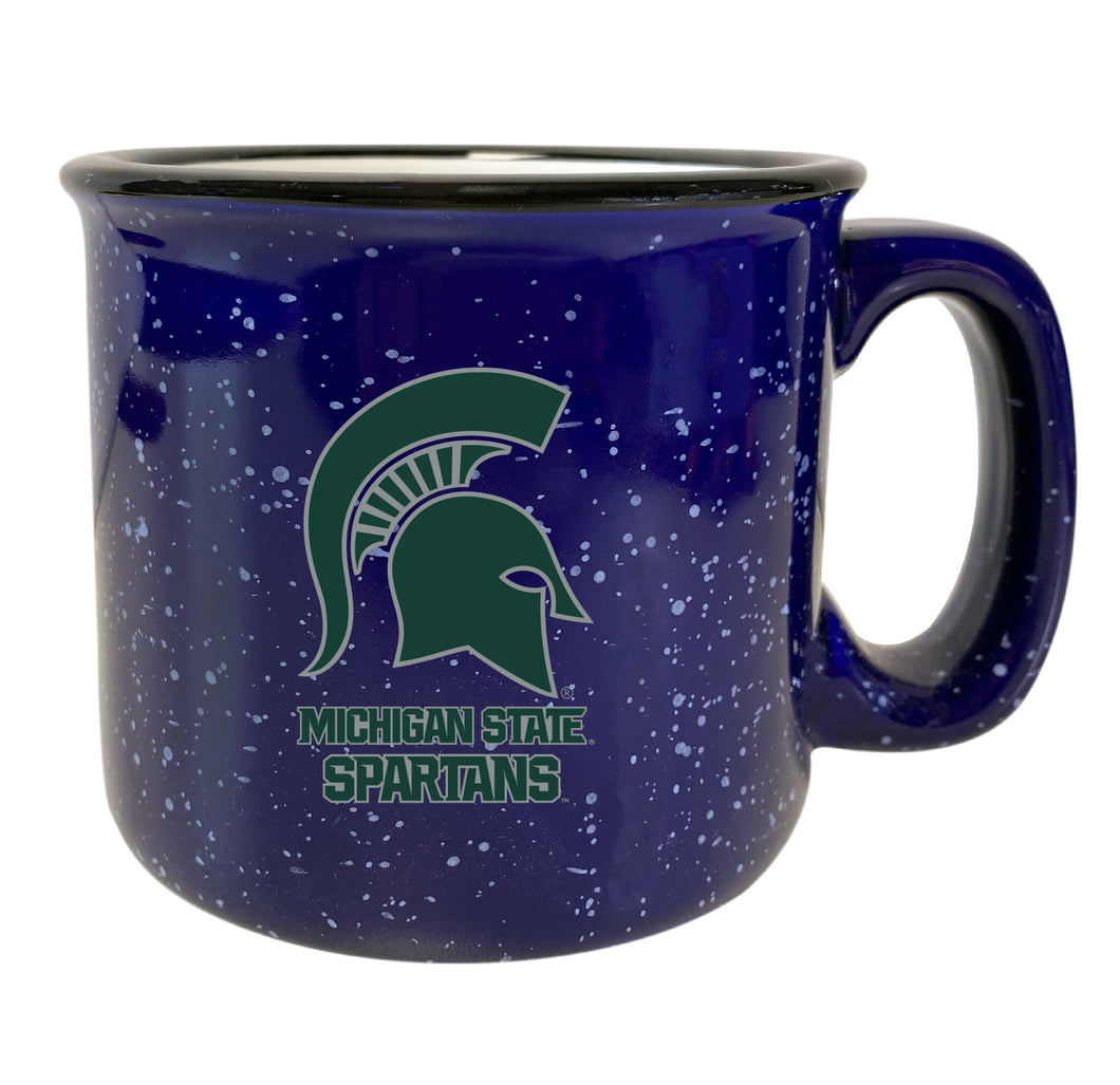 Michigan State Spartans Pride - 16 oz Speckled Ceramic Camper Mug- Choose Your Color