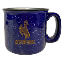 Load image into Gallery viewer, University of Wyoming Pride - 16 oz Speckled Ceramic Camper Mug- Choose Your Color
